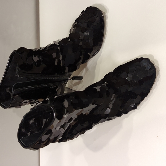 Chanel Sequin Booties - Picture 2 of 4
